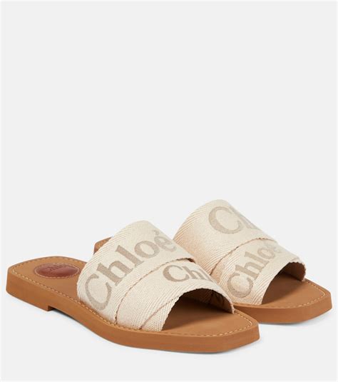 chloe slippers woody wit|chloe sliders women.